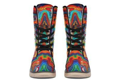 Swirling Vision Moon Boots Polarboots Electro Threads