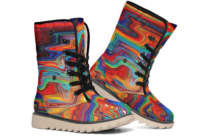 Swirling Vision Moon Boots Polarboots Electro Threads