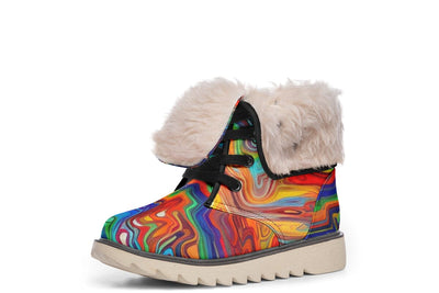 Swirling Vision Moon Boots Polarboots Electro Threads