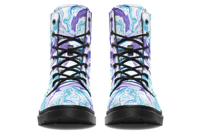 Swirls Combat Boots Boots YWF