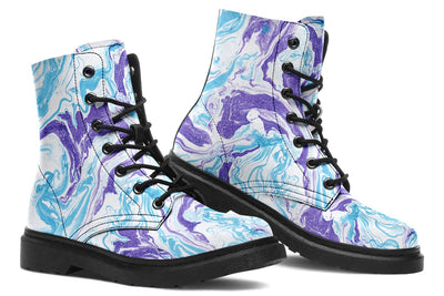 Swirls Combat Boots Boots YWF