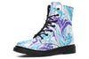 Swirls Combat Boots Boots YWF