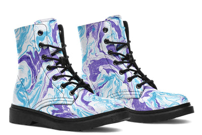 Swirls Combat Boots Boots YWF