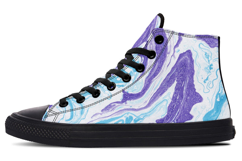 Swirls High Top Shoes Hightops YWF 