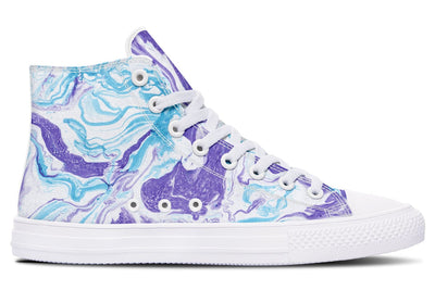 Swirls High Top Shoes Hightops YWF