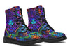 Symmetry Patches Combat Boots Boots Electro Threads