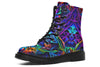 Symmetry Patches Combat Boots Boots Electro Threads