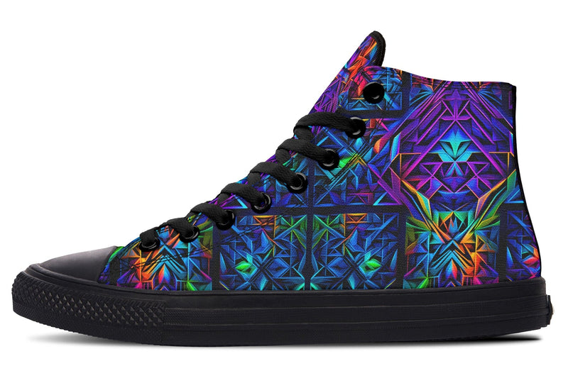 Symmetry Patches High Top Shoes Hightops YWF 