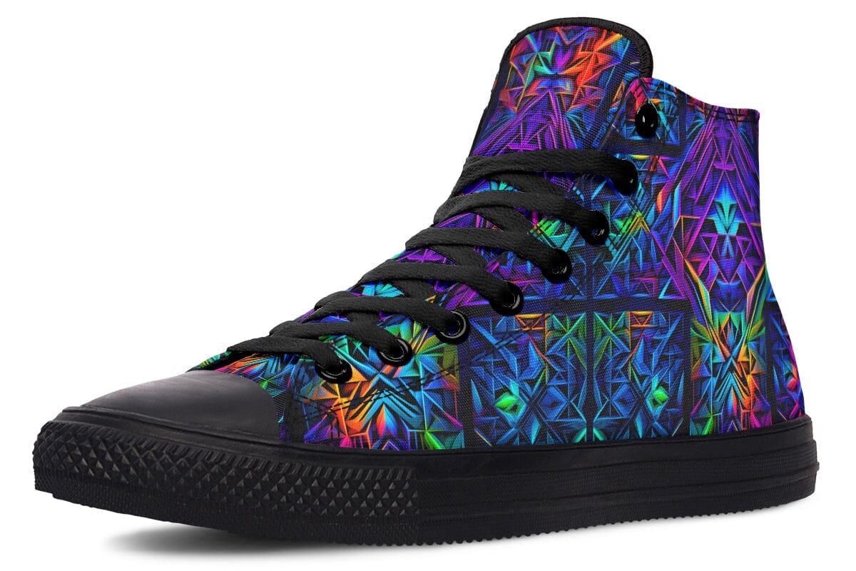 Symmetry Patches High Top Shoes Hightops YWF 