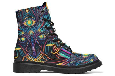 Third Eye Combat Boots Boots Electro Threads