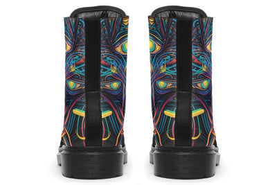 Third Eye Combat Boots Boots Electro Threads