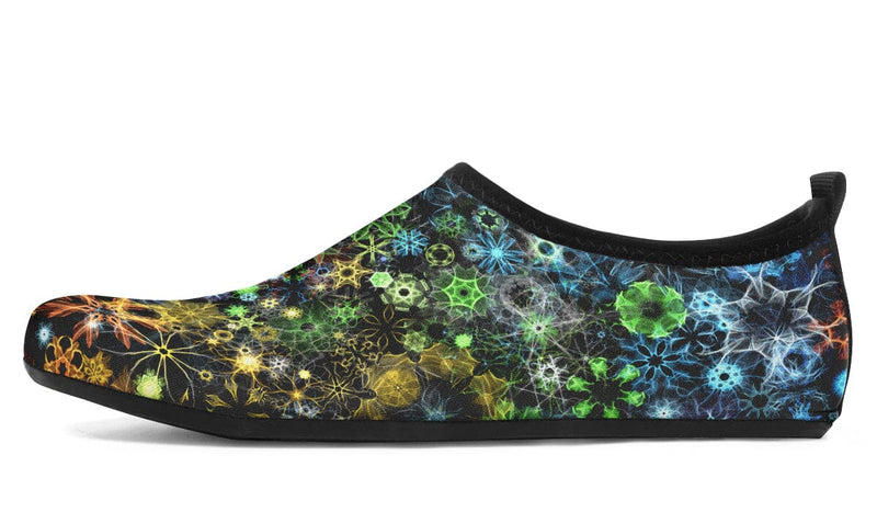 Trippy Constellation Barefoot Shoes Aquabarefootshoes YWF Women's Aqua Barefoot Shoes Black Sole US 3-4 / EU34-35