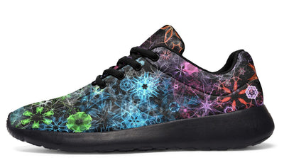 Trippy Constellation Classic Sneakers Sneakers YWF Women's Sneakers Black Sole US 5.5 / EU36