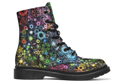 Trippy Constellation Combat Boots Boots YWF