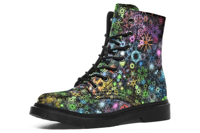 Trippy Constellation Combat Boots Boots YWF