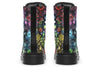 Trippy Constellation Combat Boots Boots YWF