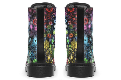 Trippy Constellation Combat Boots Boots YWF