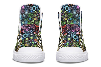 Trippy Constellation High Top Shoes Hightops YWF