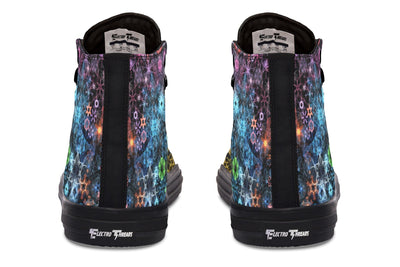 Trippy Constellation High Top Shoes Hightops YWF