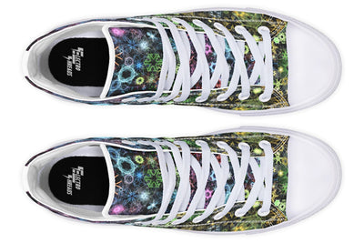 Trippy Constellation High Top Shoes Hightops YWF