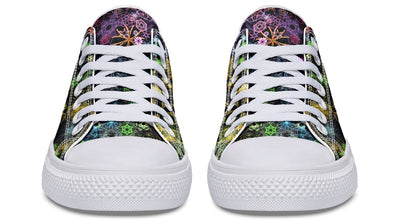 Trippy Constellation Low Top Shoes Lowtops Electro Threads