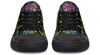 Trippy Constellation Low Top Shoes Lowtops Electro Threads