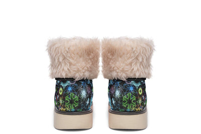 Trippy Constellation Moon Boots Polarboots Electro Threads