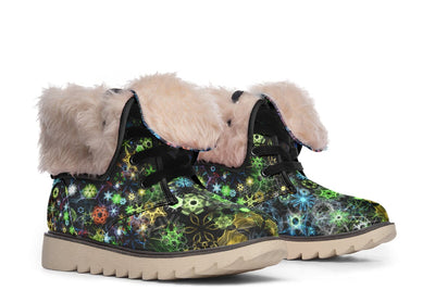 Trippy Constellation Moon Boots Polarboots Electro Threads