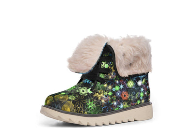 Trippy Constellation Moon Boots Polarboots Electro Threads