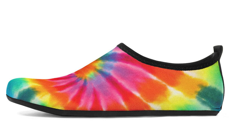 Tye Dye Barefoot Shoes Aquabarefootshoes YWF Women's Aqua Barefoot Shoes Black Sole US 3-4 / EU34-35