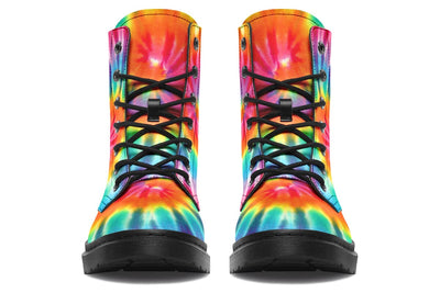 Tye Dye Combat Boots Boots YWF