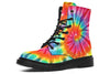 Tye Dye Combat Boots Boots YWF