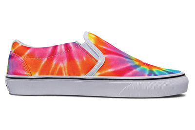 Tye Dye Slip on Shoes Slipons YWF