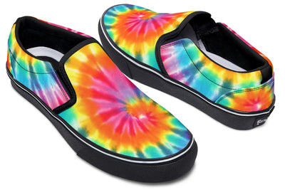 Tye Dye Slip on Shoes Slipons YWF