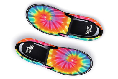 Tye Dye Slip on Shoes Slipons YWF