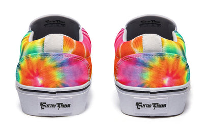 Tye Dye Slip on Shoes Slipons YWF