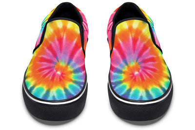 Tye Dye Slip on Shoes Slipons YWF