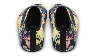 Vintage Flowers Barefoot Shoes Aquabarefootshoes YWF