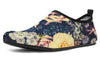 Vintage Flowers Barefoot Shoes Aquabarefootshoes YWF Women's Aqua Barefoot Shoes Black Sole US 3-4 / EU34-35