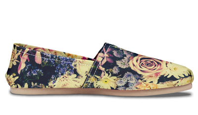 Vintage Flowers Casual Slip on Shoes Casualshoes YWF