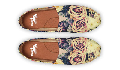 Vintage Flowers Casual Slip on Shoes Casualshoes YWF