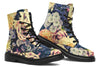 Vintage Flowers Combat Boots Boots YWF