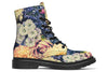 Vintage Flowers Combat Boots Boots YWF