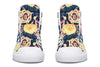 Vintage Flowers High Top Shoes Hightops YWF