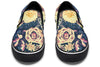 Vintage Flowers Slip on Shoes Slipons Electro Threads