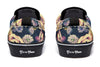 Vintage Flowers Slip on Shoes Slipons Electro Threads