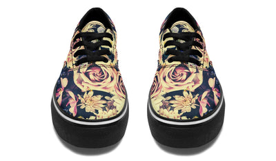 Vintage Flowers Street Vibe Shoes Classicshoes Electro Threads