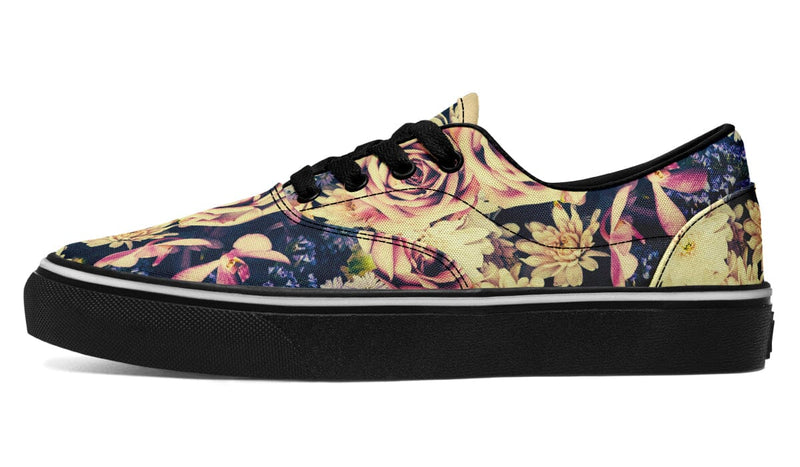 Vintage Flowers Street Vibe Shoes Classicshoes Electro Threads 