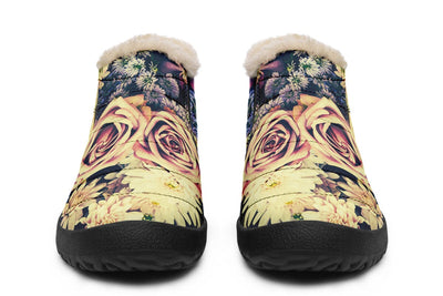 Vintage Flowers Winter Slippers WinterSlippers Electro Threads