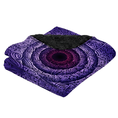 Violet Vortex Blanket Blanket Electro Threads